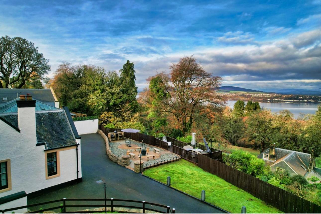 Gleddoch Coach House Vila Langbank Exterior foto