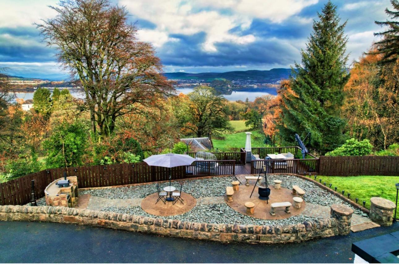 Gleddoch Coach House Vila Langbank Exterior foto